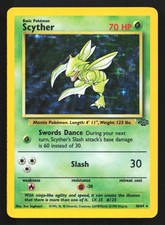 Scyther 10/64 Jungle Holo Rare Pokemon Card