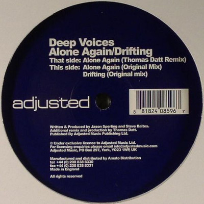Deep Voices - Alone Again / Drifting (12'') (Very Good Plus (VG+)) - 3446563938