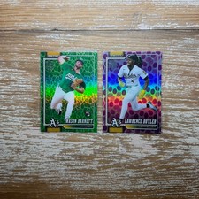 Lawrence Butler / Mason Barnett - A's 2026 Topps S1 Holiday RC Parallel (2) Lot