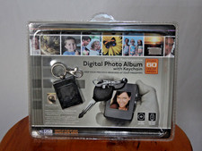 Digital Photo Album W/Keychain New 8Mb/USB Rechargeable 1.4" High Resolution LCD
