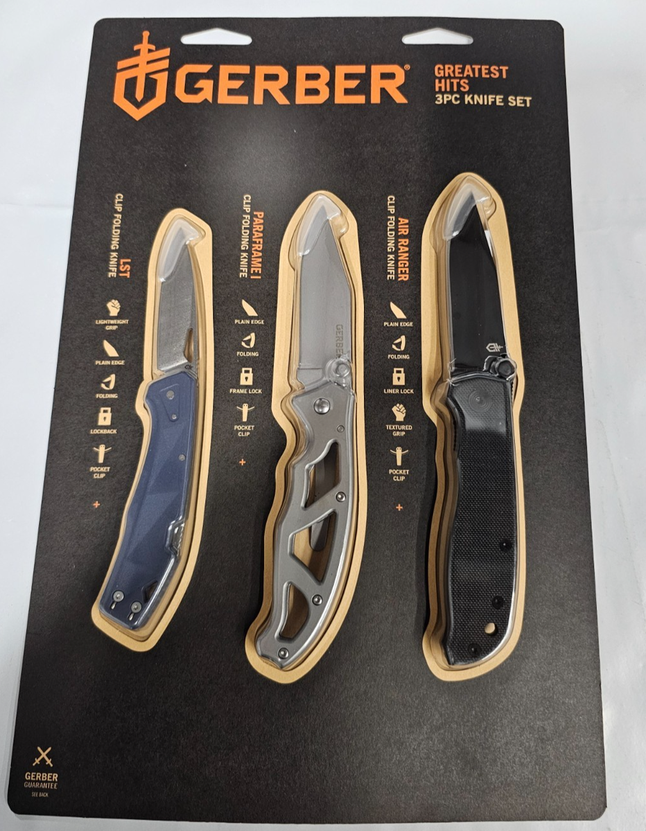 23-24GTboards GRACE139 (3点セット)美品 Gerber Greatest Hits 3 Pc Knife Set Paraframe Air Ranger LST | eBay