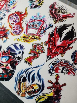 洋書 VINTAGE TATTOOS 3 1960's Milton Zeis Cindy Ray Pinky Yun Traditional Vintage