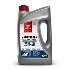 TRIAX Marine Ultra 25W-40 4-Stroke Full Synthetic Engine Oil (5 Quart Jug)