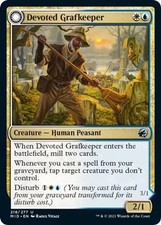 Devoted Grafkeeper // Departed Soulkeeper MID 218 NM Magic: The Gathering