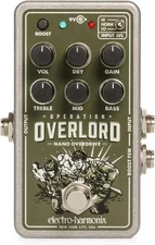 EHX Electro-Harmonix Nano Operation Overlord Overdrive Effects Pedal