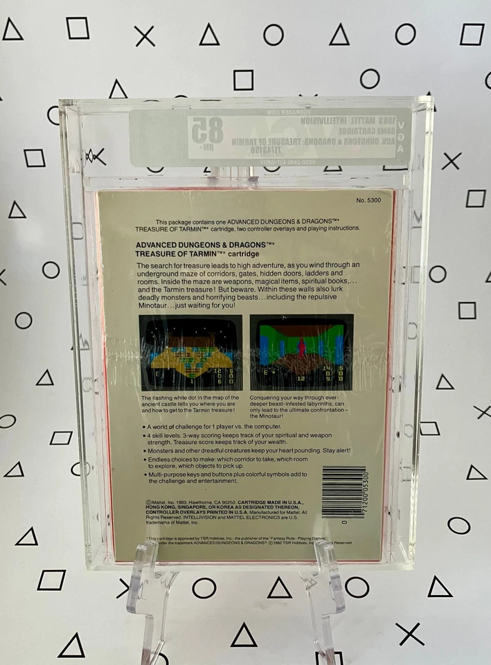 Adv Dungeons & Dragons Treasure Of Tarmin Sealed- Intellivision VGA 85 1st Print - Image 3 of 4