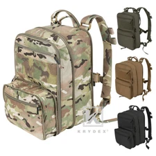 KRYDEX D3 Flatpack Tactical Expandable Backpack 23L MOLLE Travel Expanded Pack