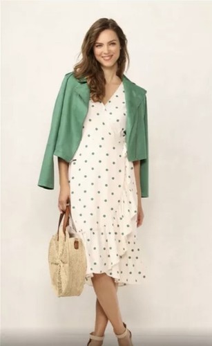 New LC Lauren Conrad Midi Wrap Dress 
