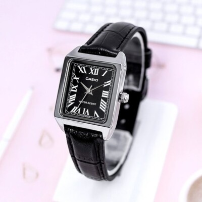 CASIO Woman Analogue Wrist Watch LTP-V007L-1B Original New