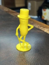 Vintage Planters Peanut Co Premium Single Yellow Salt / Pepper Shaker