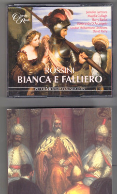 ROSSINI-BIANCA E FALLIERO-2001 2 CD OPERA RARA-CULLAGH-LARMORE FN *NO SLIPCASE