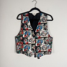 Looney Tunes Vintage 1994 Vest Season's Greetings Christmas Top Unisex One Size