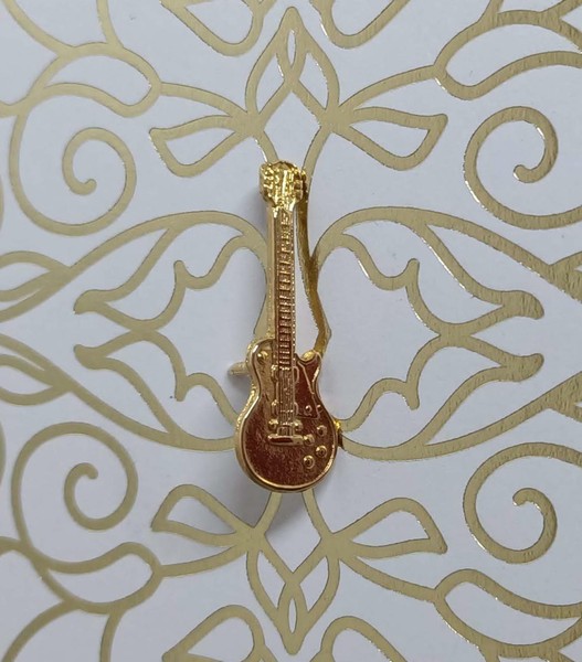 NUEVO Pin dorado Guitarra eléctrica marca Rag Time