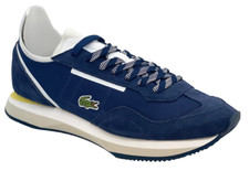 Lacoste Mens Match Break Textile Shoes - Navy - 7-42SMA006295K 
