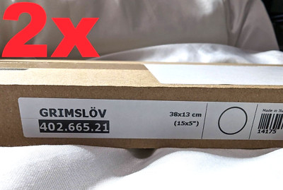 2x Ikea GRIMSLOV Drawer Front Off White 15''x5'' Kitchen Cabinet 402.665.21 SEALED