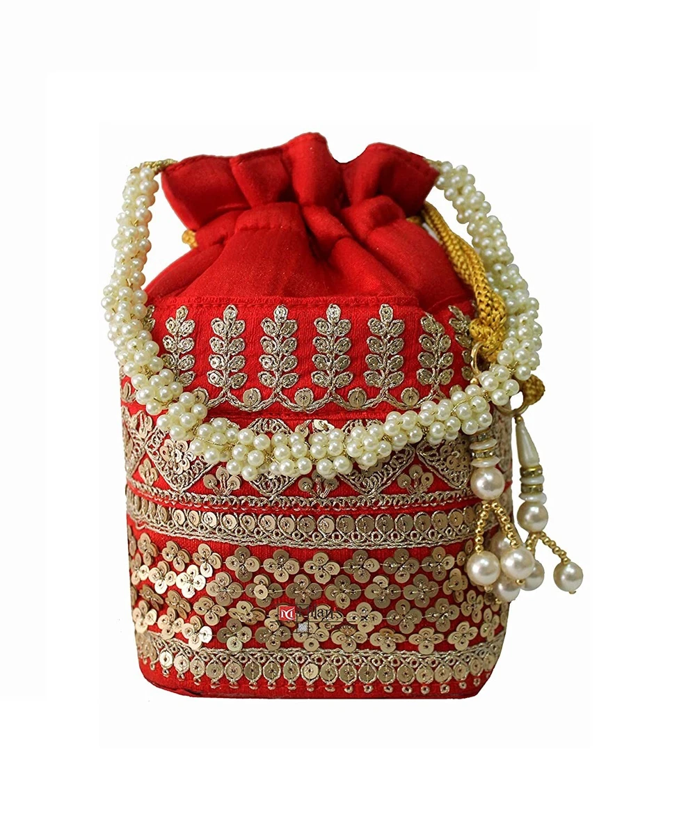 Designer Potli Bag, Technics : Attractive Pattern, Pattern : Checked,  Plain, Printed at Rs 799 / Piece in Bareilly