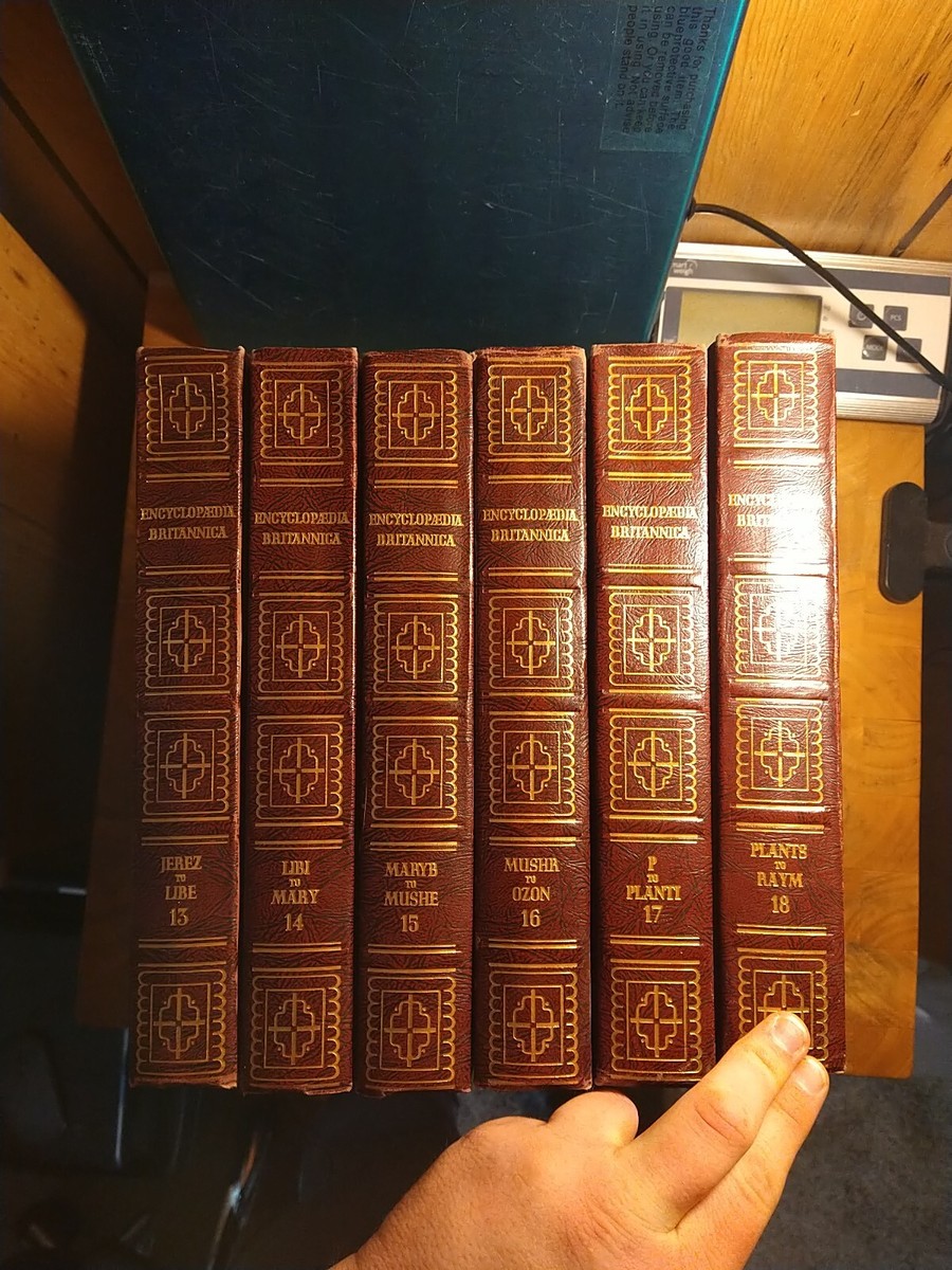 Encyclopedia Britannica (1953) Lot of Vol 13-24, Jerez-Index; HC