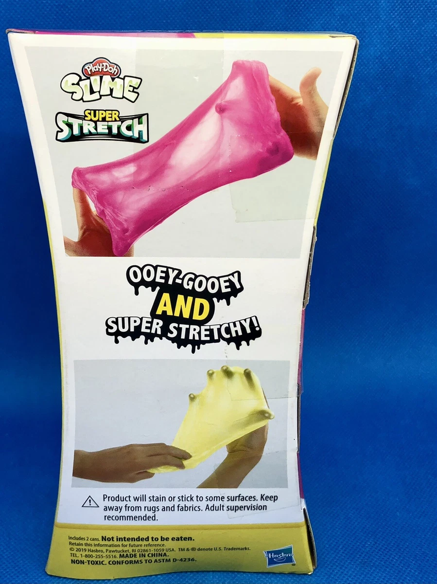 Play Doh Slime Super Stretch 2 Pack for Kids 3 Years To 100 NEW