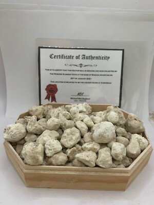 100 PCS AUTHENTIC WHITE YELLOW BRIMSTONE SULFUR BALL SODOM