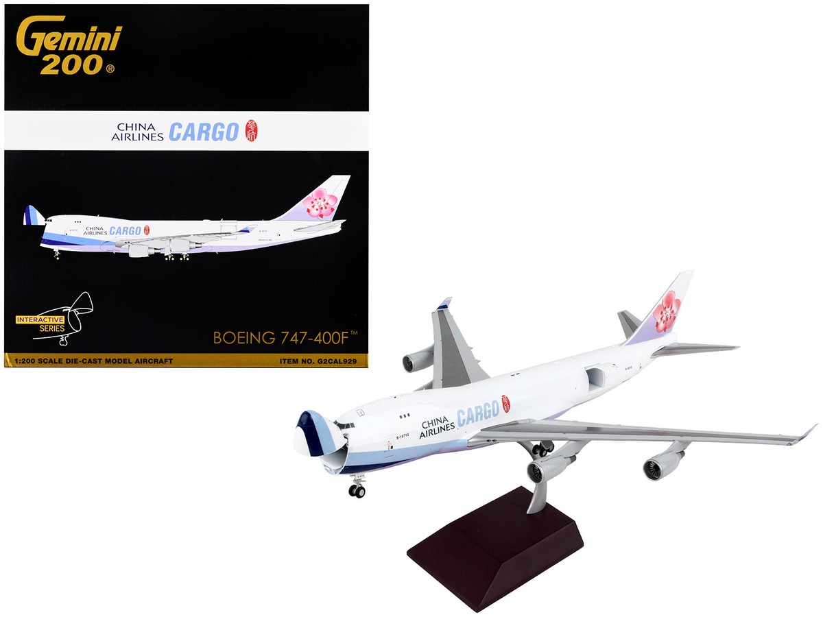 Boeing 747-400F China Airlines Cargo White/Purple Tail