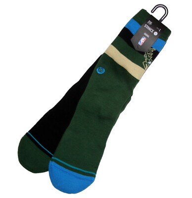 Milwaukee Bucks Stance Bucks ST Pack Crew Socks Pairs Black