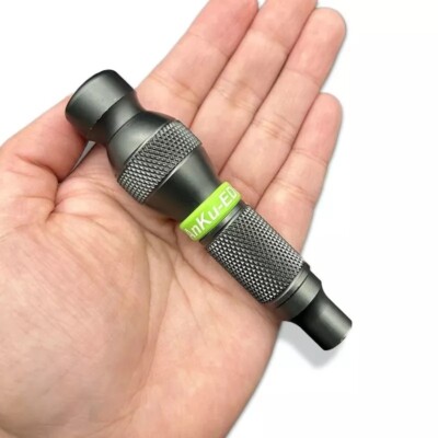 Heavy Duty Metal Hand Tool Screwdriver 1/4'' Hex Bit Holder W/Bearing Swivel Cap