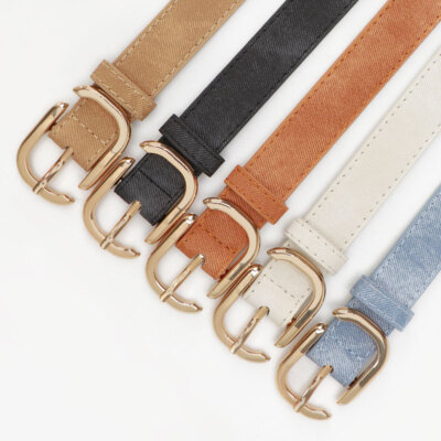 Faux Leather Belt for Jeans Dress Medium Width Adjustable SUOSDEY Fashion Womens Faux Leather Belts with Pin Buckle  main image 4