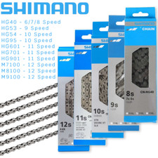 Shimano Chain - 6/7/8/9/10/11/12 Speed - HG40/53/54/701/M7100/M8100 MTB Bike