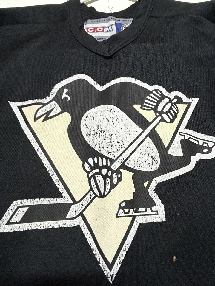 Jersey Mario Lemieux Ccm Pittsburgh Penguins Juvenil L/XL Foto 2 de 4