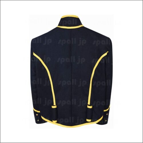 US Civil war Union Navy Blue Cavalry Mounted Wool Shell Jacket with Yellow PK - Picture 4 of 6