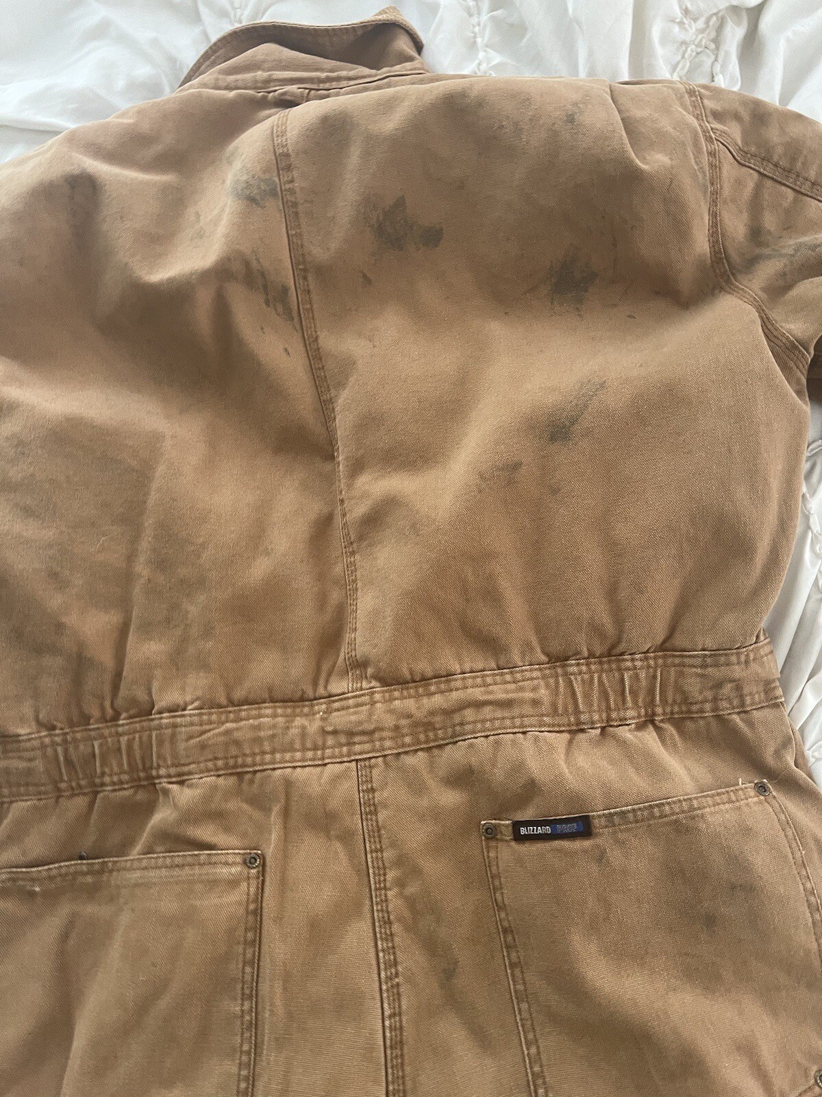 VTG USA WALLS BLIZZARD PRUF XL MENS BROWN COTTON DUCK INSULATED COVERALLS eBay