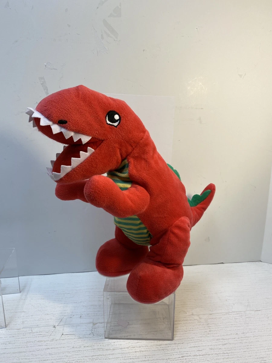 Ryans World Roaring Dinosaur Red T Rex Electronic Sound Animated Plush