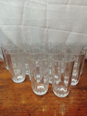 Set of two Cristal D'ARQUES-DURAND Avignon 12oz Highball Glasses,