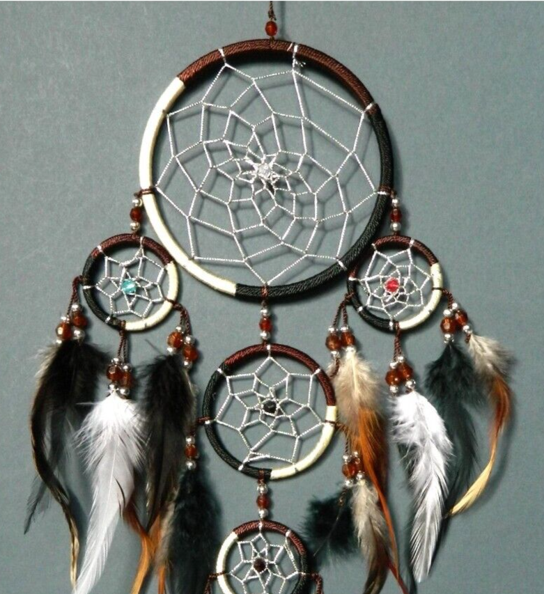 Dream Catcher Brown Cream Natural Dreamcatcher Boys Girls Gift