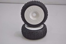 8709-A Coppia Ruote Complete Buggy 1/8 Himoto Esagono Interno 17mm Cerchio Bianc