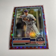 2023 Panini Stars & Stripes Dylan Cupp RED STARS PRIZM SP #'d 039/149 (CL4)
