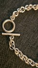 925 Stamped: Handmade; 3 Multistone Sterling Silver 7.25" Round Quartz Bracelet  — photo 3