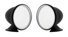 Custom 4 Black Bullet Gt Racing Style Sport Exterior Door Mirrors Kit Car Truck