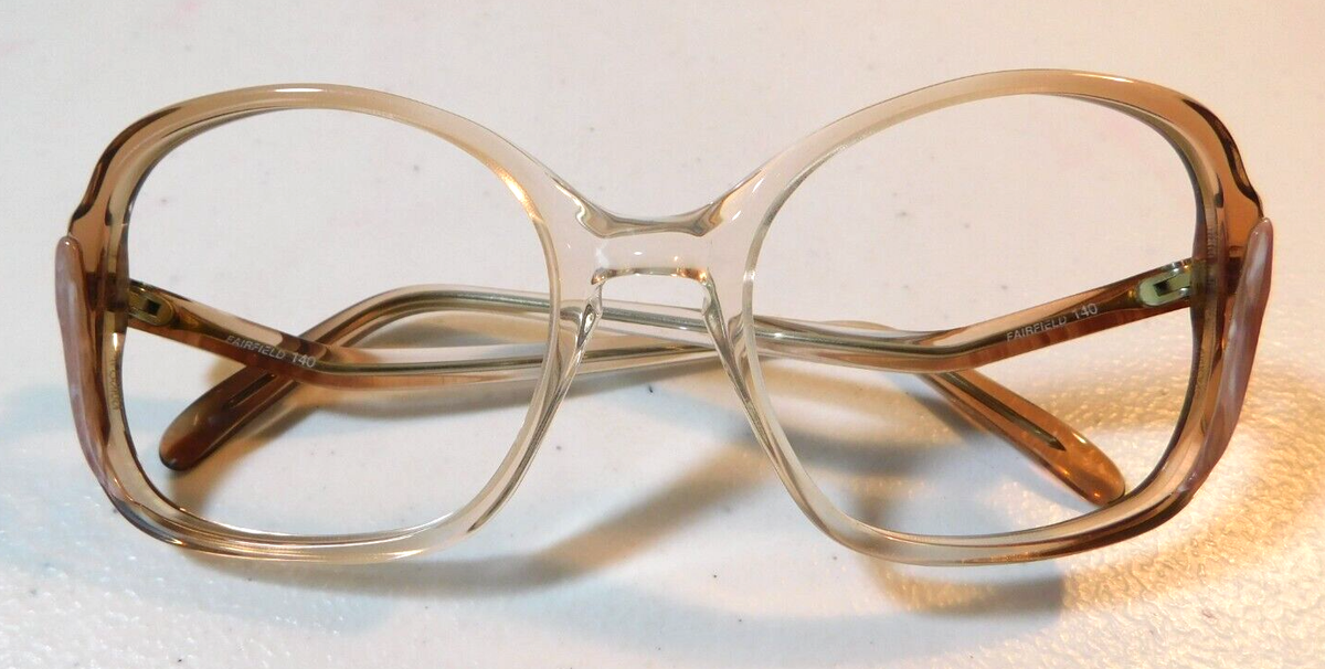 Vintage FAIRFIELD OPTICAL 2nd Wave Pacific Pearl 55/20 Eyeglass