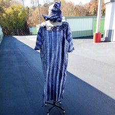 Dashiki Type Long Ethnic Dress, Head Scarf