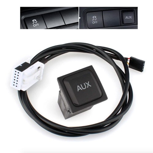 Car AUX Audio Cable Socket with Cord for Golf MK5 MK6 RCD310 - Picture 7 of 8