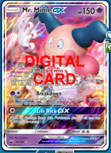 1x Mr Mime Gx 56 168 Celestial Storm Pokemon Tcg Online Digital Card Ebay