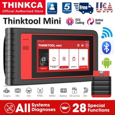 THINKCAR OBD Auto Diagnostic Scanner Tool Full System Bi-directional E-CU Coding