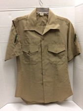 1940's-50's Vintage U.S. Military short Sleeve Button Up Size 15