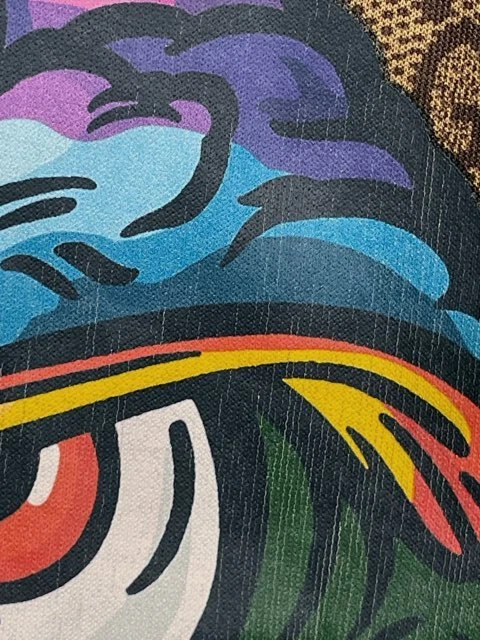 Gucci Jersey GG Eagle Print Jersey XS Track Jacket Marrone Nero 54553 Donna Uomo