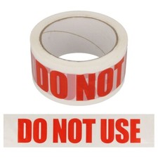 DO NOT USE - 60 Meter Roll of Warning Hazard Cordon Tape - 50mm x 66 Metres
