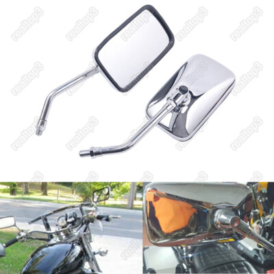 Classic MX chrome mirror for 10mm motorcycle & Harley| KiWAV