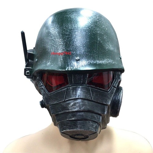 Star Wars Fallout 4 Cosplay Latex Mask Helmet Halloween Party Prop Accessories - Picture 5 of 6