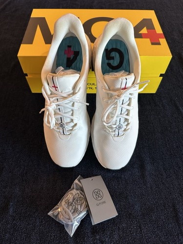 G/FORE MG4+ Golf Shoes White Synthetic Sneaker Men's 11 M G4MF20EF26 