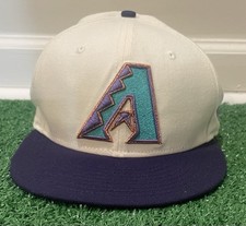 Vintage Arizona Diamondbacks Cap hat New Era 5950 Pro Model 7 1/2 Made in USA